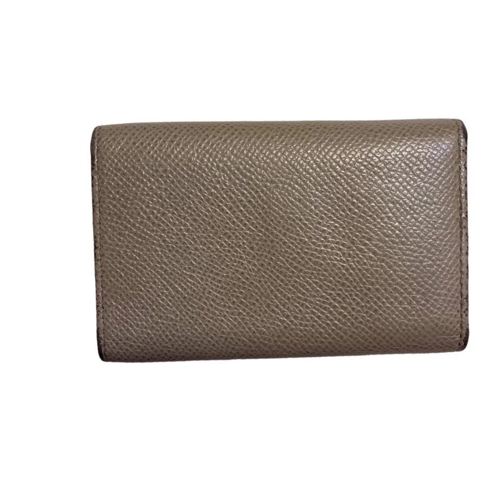 Bulgari gray taupe key holder